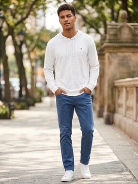 Tommy Hilfiger White Hooded Long Sleeve Pullover